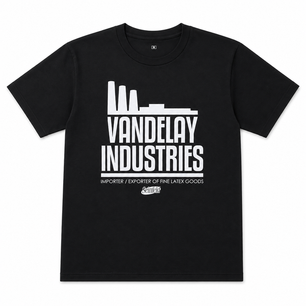 Seinfield Vandelay Industries T-Shirt Black