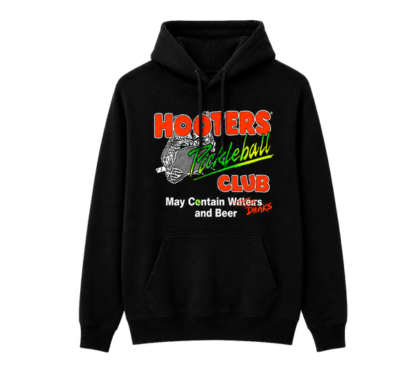 Hooters Pickelball Hoodie Black