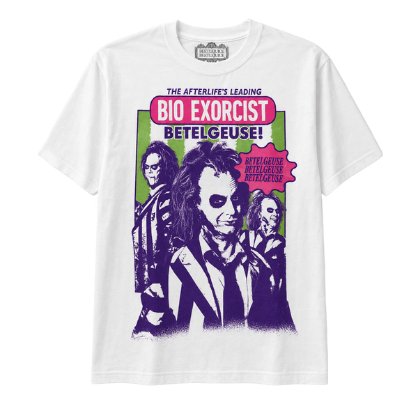 Beetlejuice Bio Excorcist T-Shirt White 28As2038