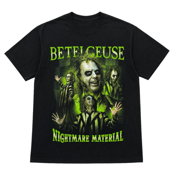 Beetlejuice Nightmare Material T-Shirt Black 28As2022