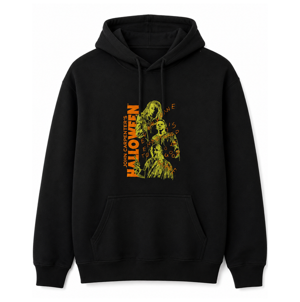 Halloween Horror Movie Hoodie Black