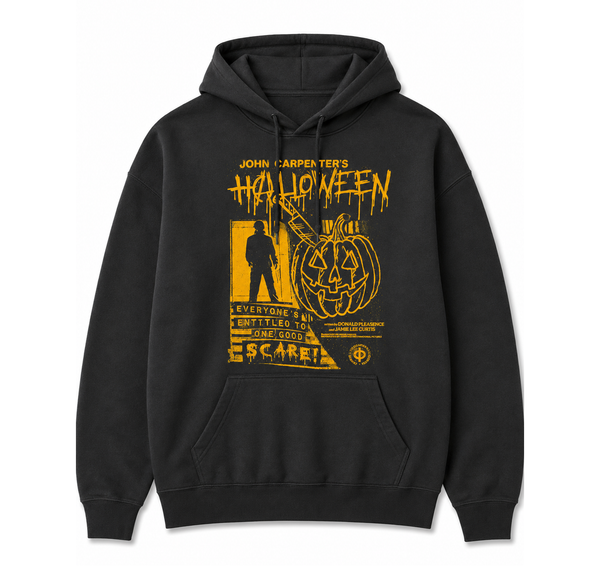 Halloween Movie Poster Hoodie Black