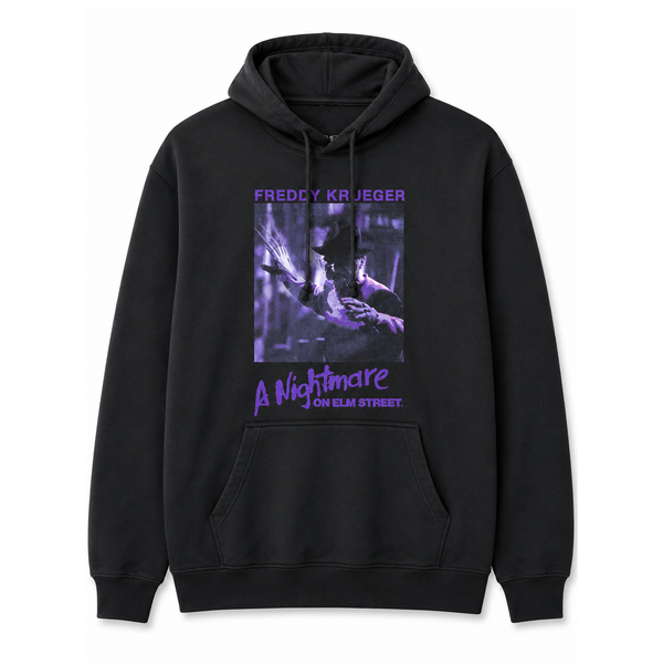 A Nightmare On Elm Street Kreuger Hoodie Black