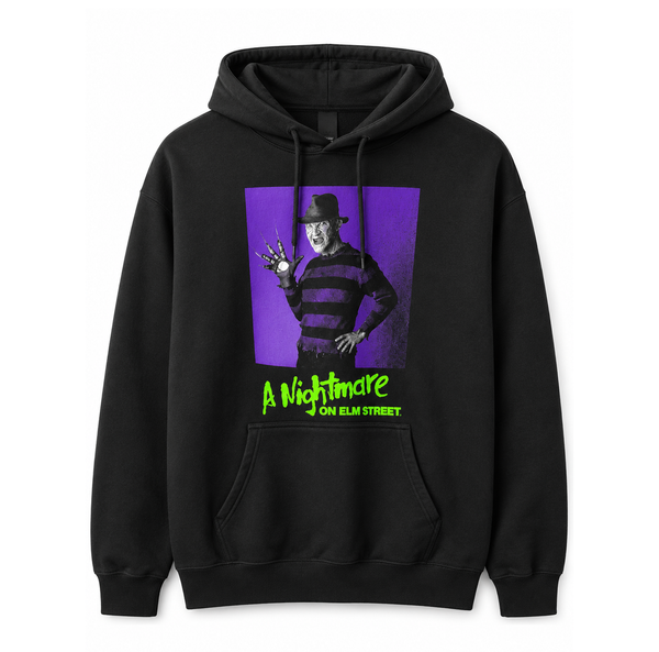 A Nightmare On Elm Street Freddy Shadow Hoodie Black