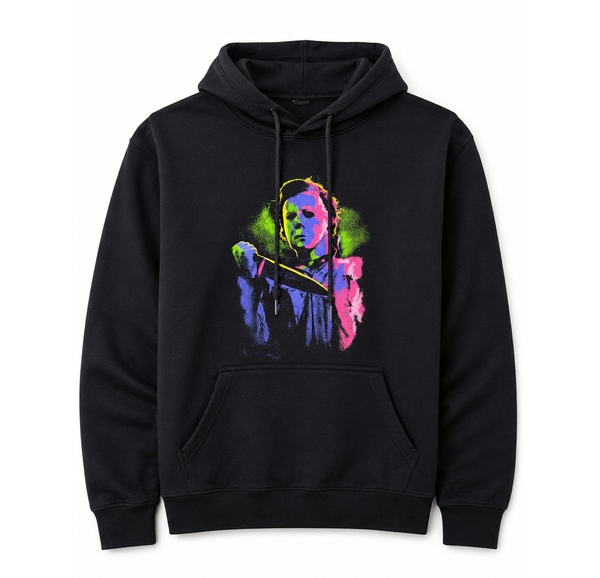 Halloween Michael Myers Knife Hoodie Black