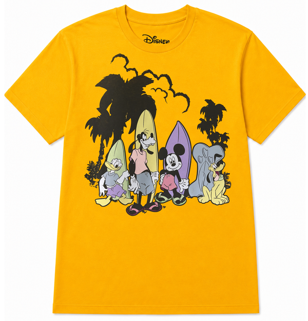 Disney Mickey Friends T-Shirt Gold