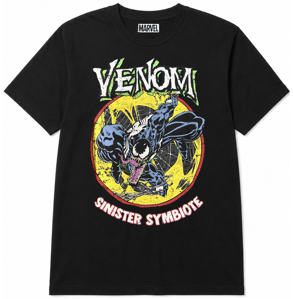 Marvel Venom Sinister Symbiote T-Shirt Black
