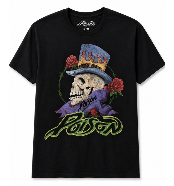Poison Band Logo T-Shirt Black