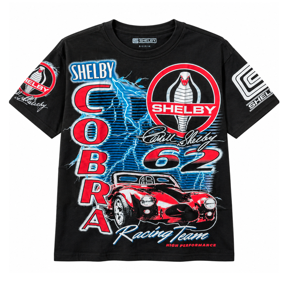 Shelby Cobra Racing Team T-Shirt Black