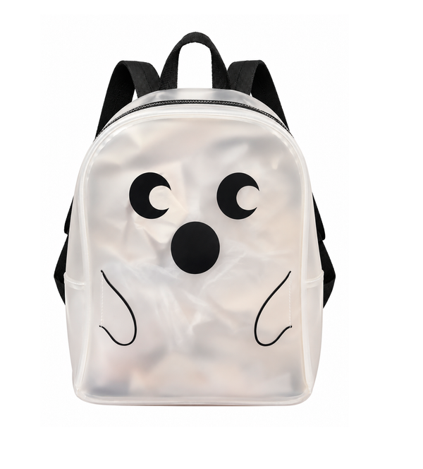 Kawaii Ghost Mini Backpack Clear Matte