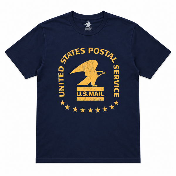 Usps Post Office Vintage Logo T-Shirt Navy