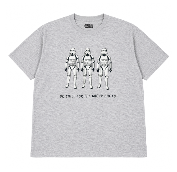 Star Wars Stormtroppers T-Shirt Heather Grey
