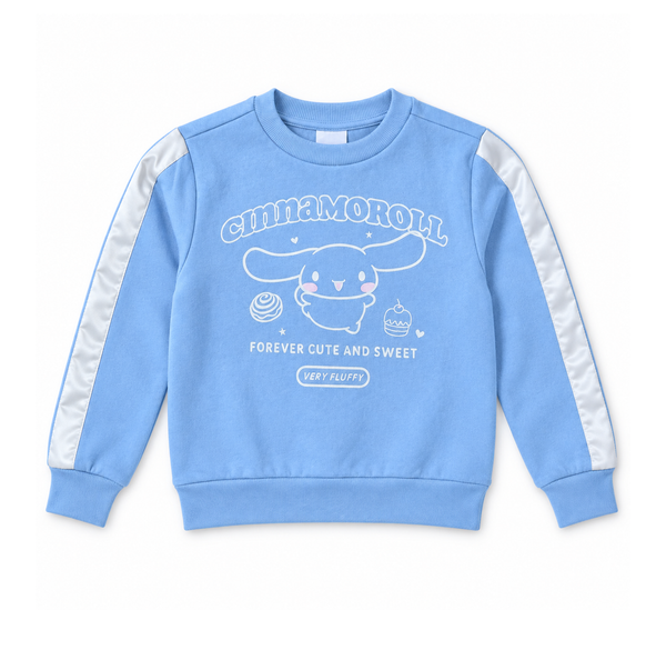 Youth Girls Cinnamoroll Crewneck Lt Blue