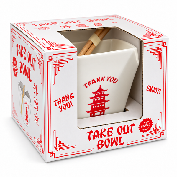 Thank You Enjoy Take Out 2Pc Drinkwear Set