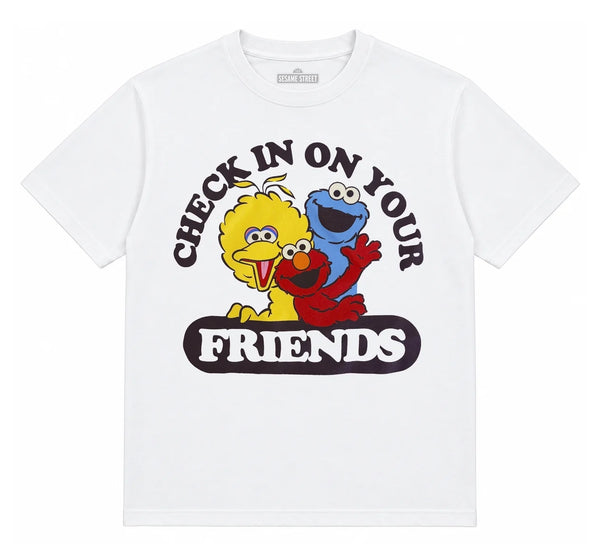 Sesame Street Characters T-Shirt White