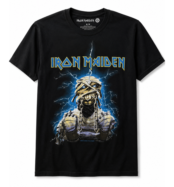 Iron Maiden Powerslave Album T-Shirt Black
