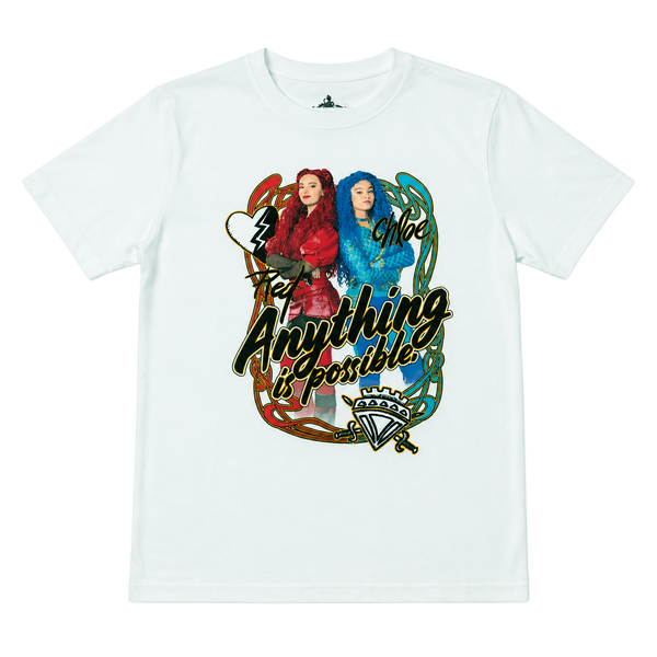 Youth Girls Disney Descendants T-Shirt Lt Blue