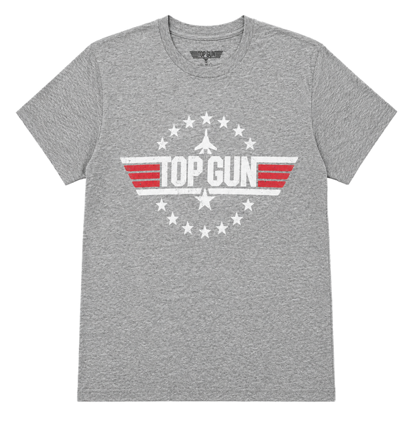 Top Gun Movie Logo T-Shirt Htr Charcoal