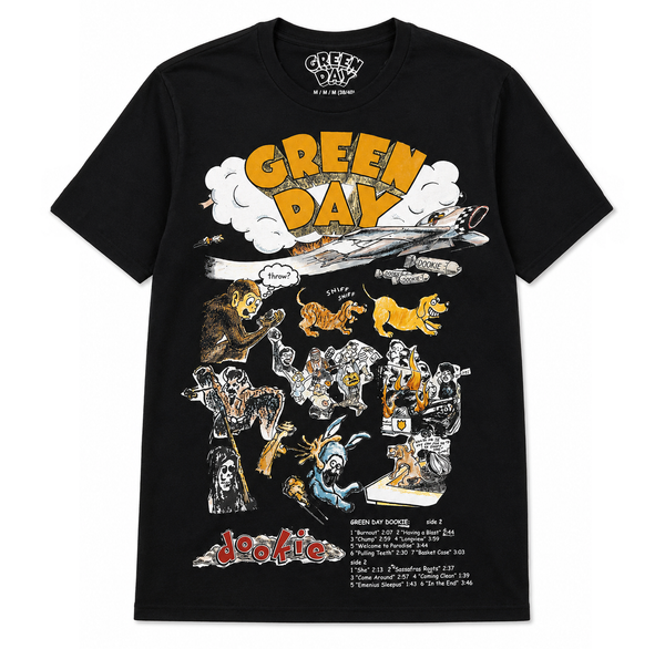Green Day Dookie Madness T-Shirt Black