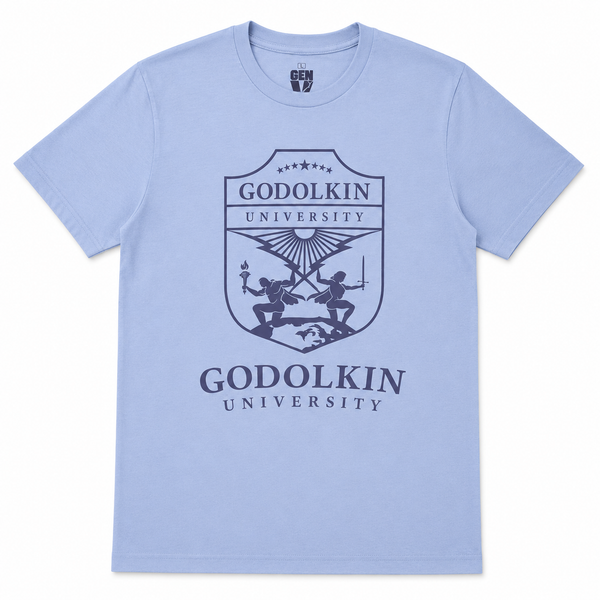 The Boys Godolkin Sheild T-Shirt Lt Blue